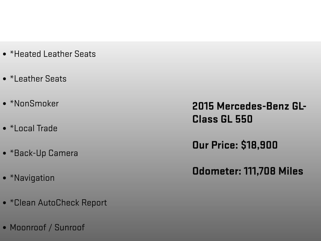 Used 2015 Mercedes-Benz GL 550 4MATIC image 6