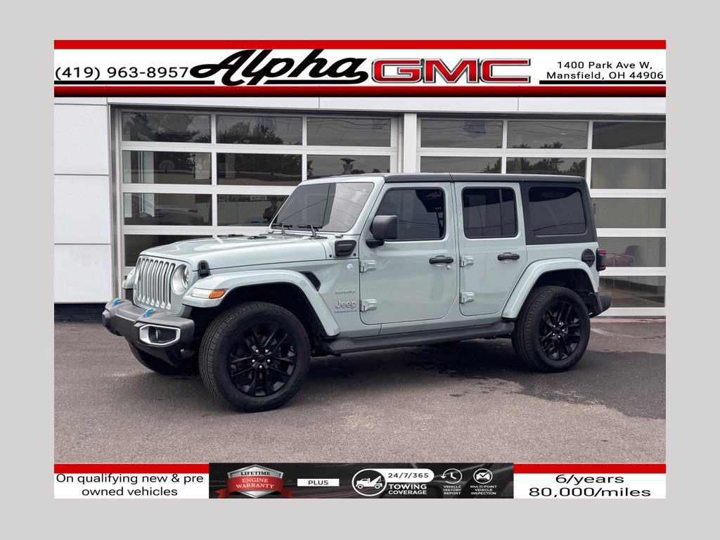 Used 2023 Jeep Wrangler Unlimited Sahara w/ Cold Weather Group AWD/4WD 360° Tour