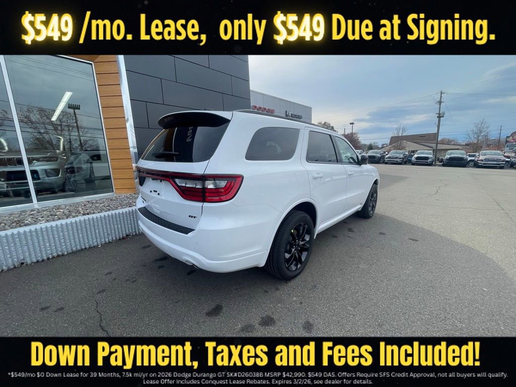 New 2026 Dodge Durango GT w/ Blacktop Package image 5