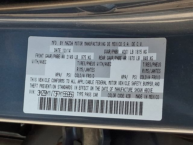 Used 2015 MAZDA MAZDA3 i Touring w/ Technology Package FWD image 29