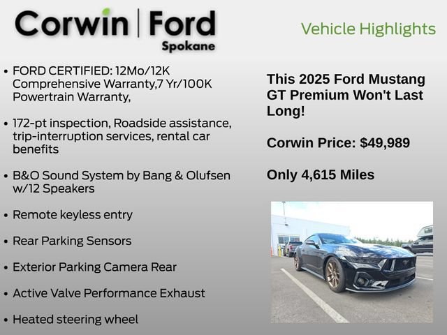 Used 2025 Ford Mustang GT Premium RWD image 6