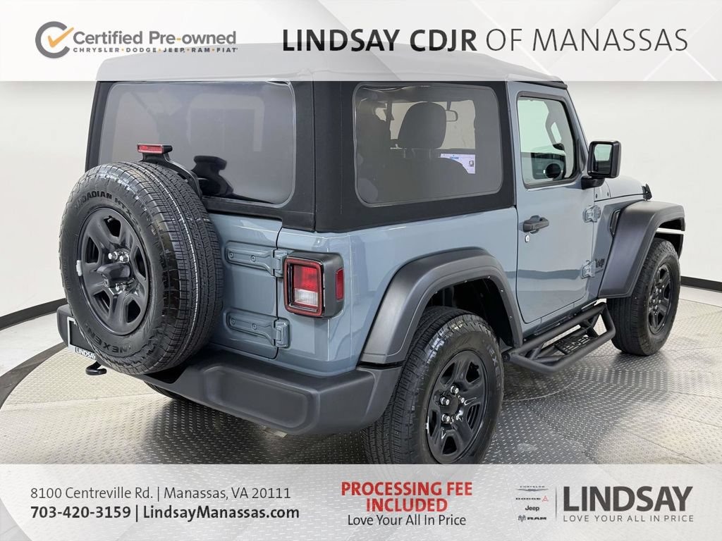 Certified 2024 Jeep Wrangler Sport AWD/4WD image 9