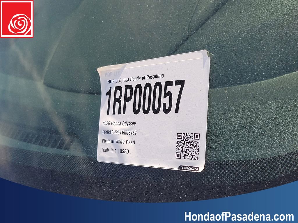 Certified 2026 Honda Odyssey Elite image 38