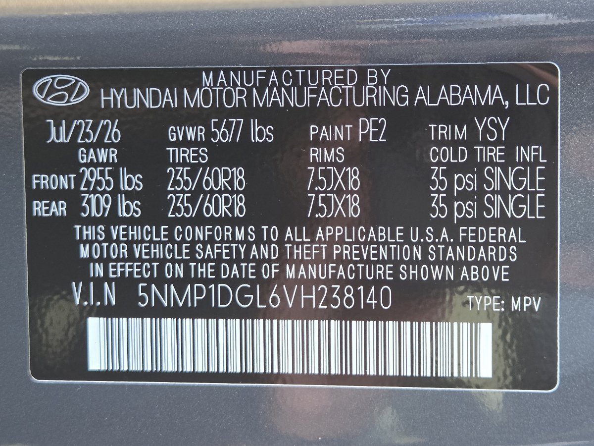 New 2027 Hyundai Santa Fe SE AWD/4WD image 39