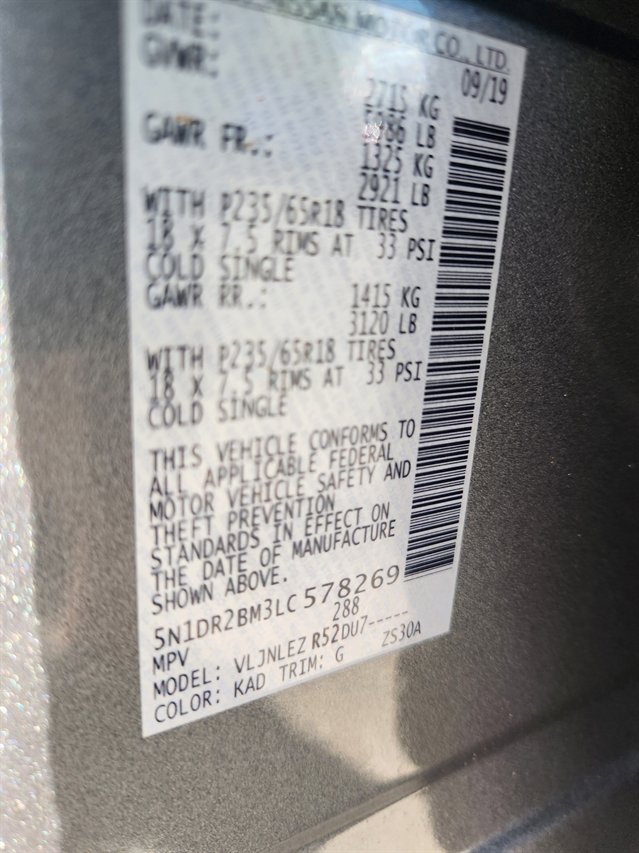 Used 2020 Nissan Pathfinder SV AWD/4WD image 15