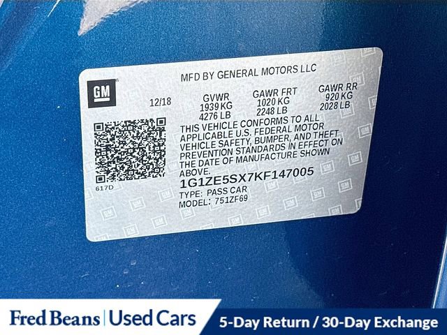 Used 2019 Chevrolet Malibu Premier w/ Sun and Wheel Package image 40