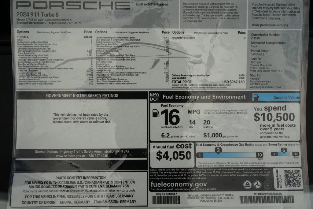 Used 2024 Porsche 911 Turbo S image 41