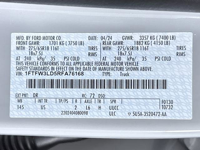 Certified 2024 Ford F150 XLT w/ Mobile Office Package image 30