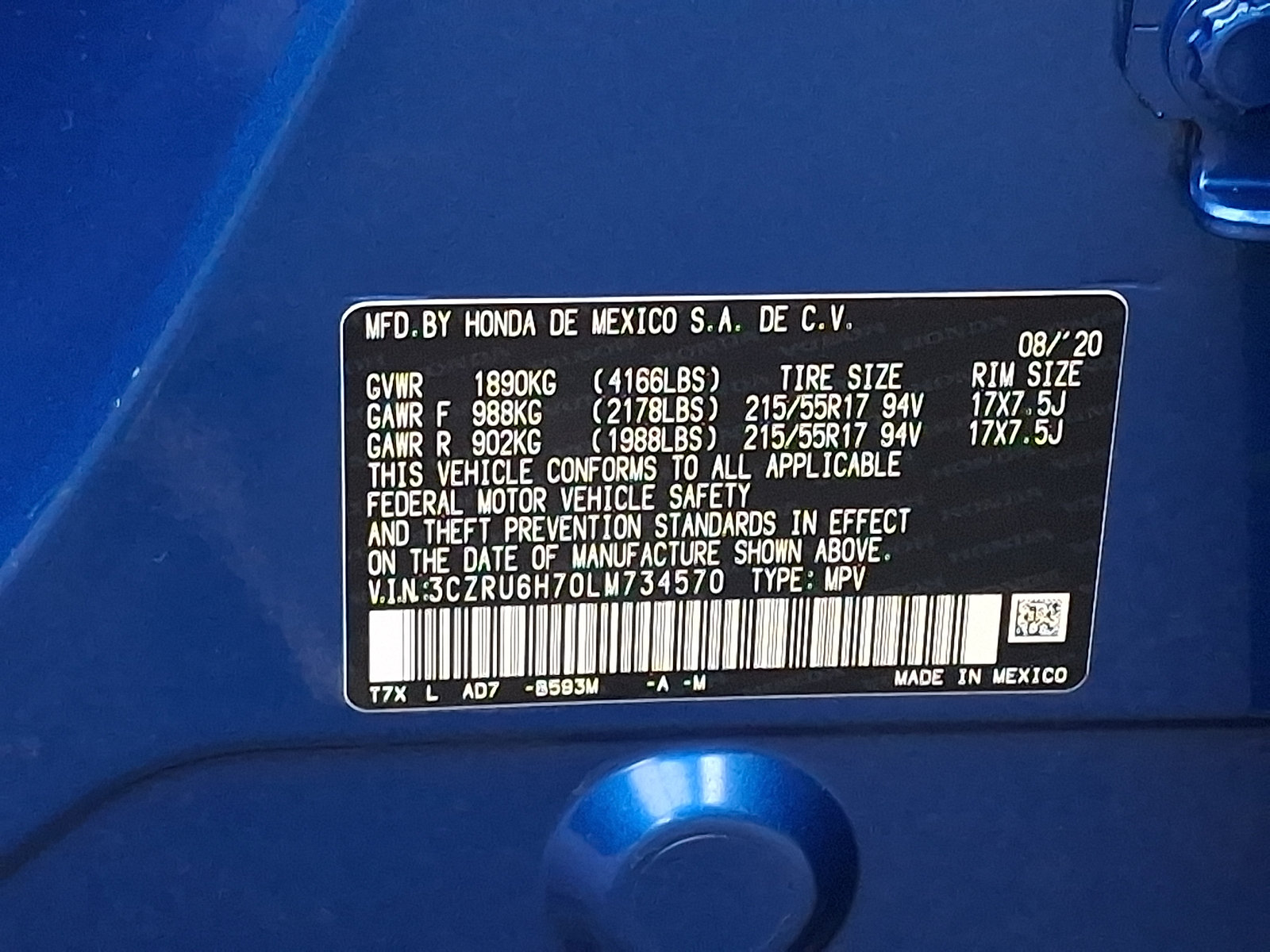 Used 2020 Honda HR-V EX-L image 25