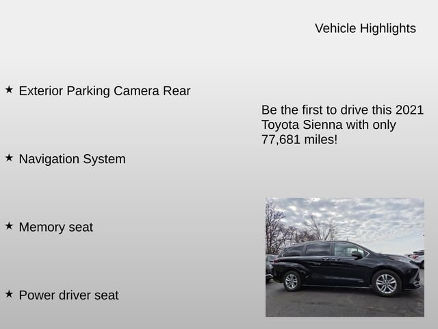 Used 2021 Toyota Sienna Limited image 5