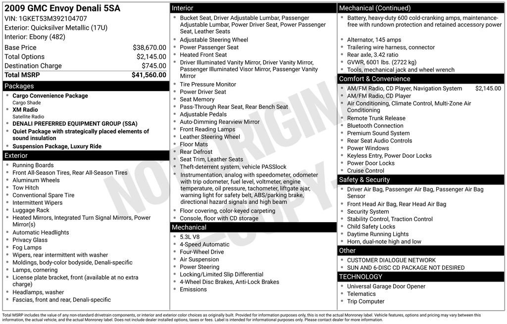 Used 2009 GMC Envoy Denali image 7