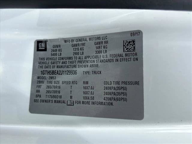 Used 2018 GMC Canyon W/T RWD image 25
