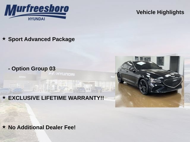 Used 2023 Genesis G70 3.3T w/ Sport Advanced Package RWD image 5