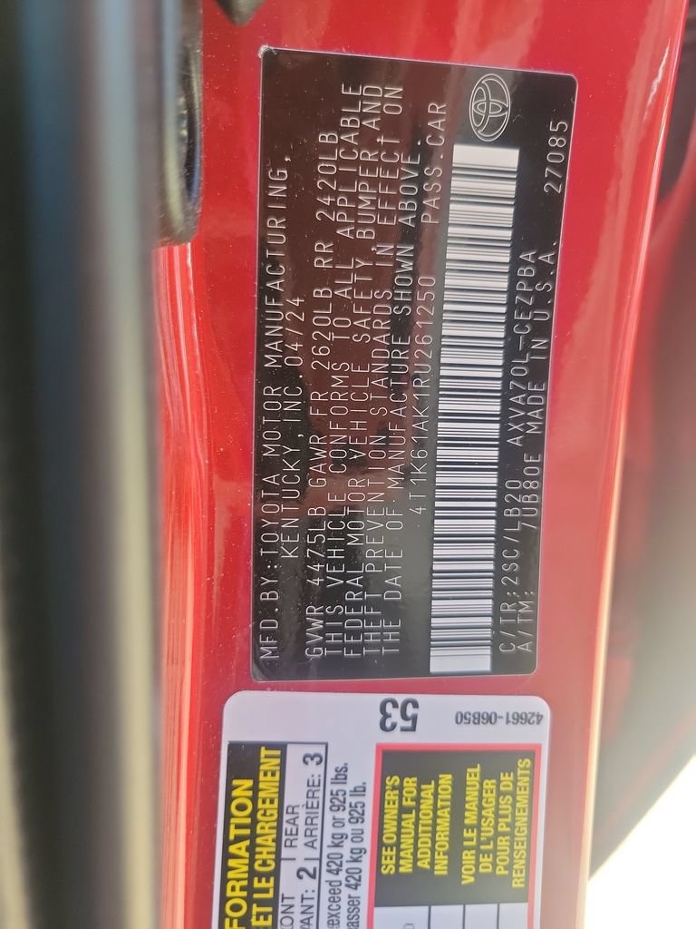 Certified 2024 Toyota Camry XSE w/ Navigation Package FWD image 38