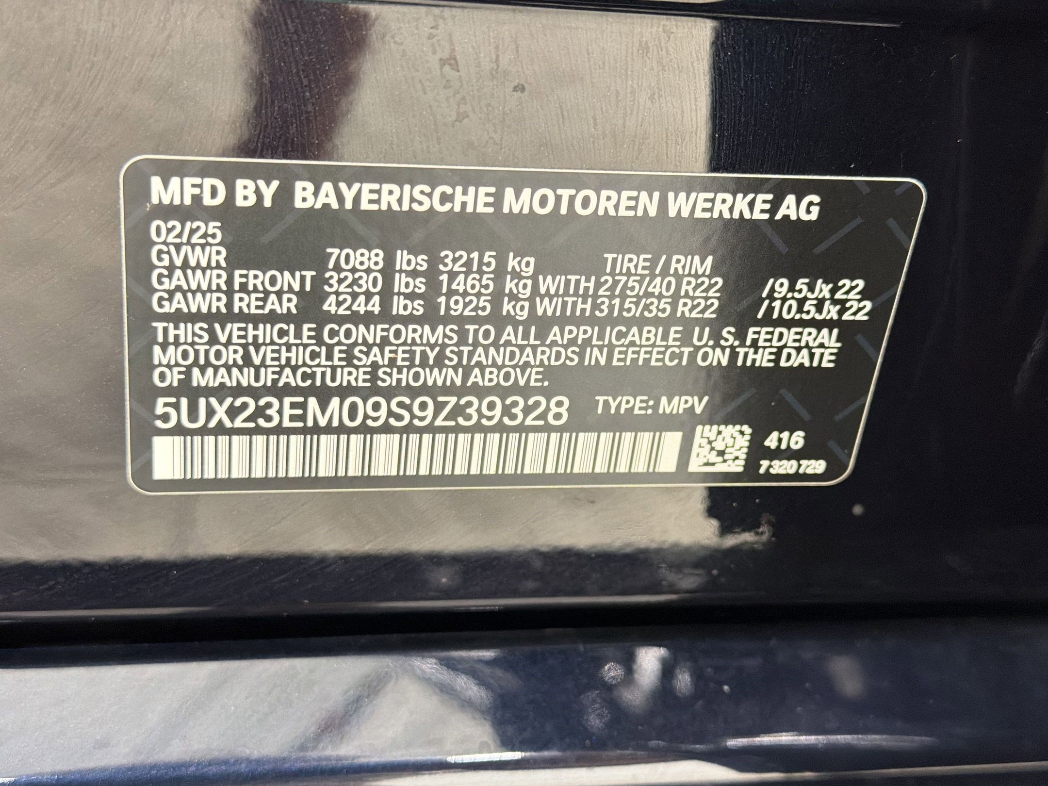 Certified 2025 BMW X7 xDrive40i w/ M Sport Package AWD/4WD image 20