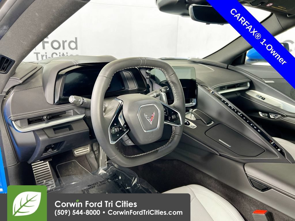 Used 2024 Chevrolet Corvette Stingray Coupe w/ Chrome Exterior Badge Package RWD video 3