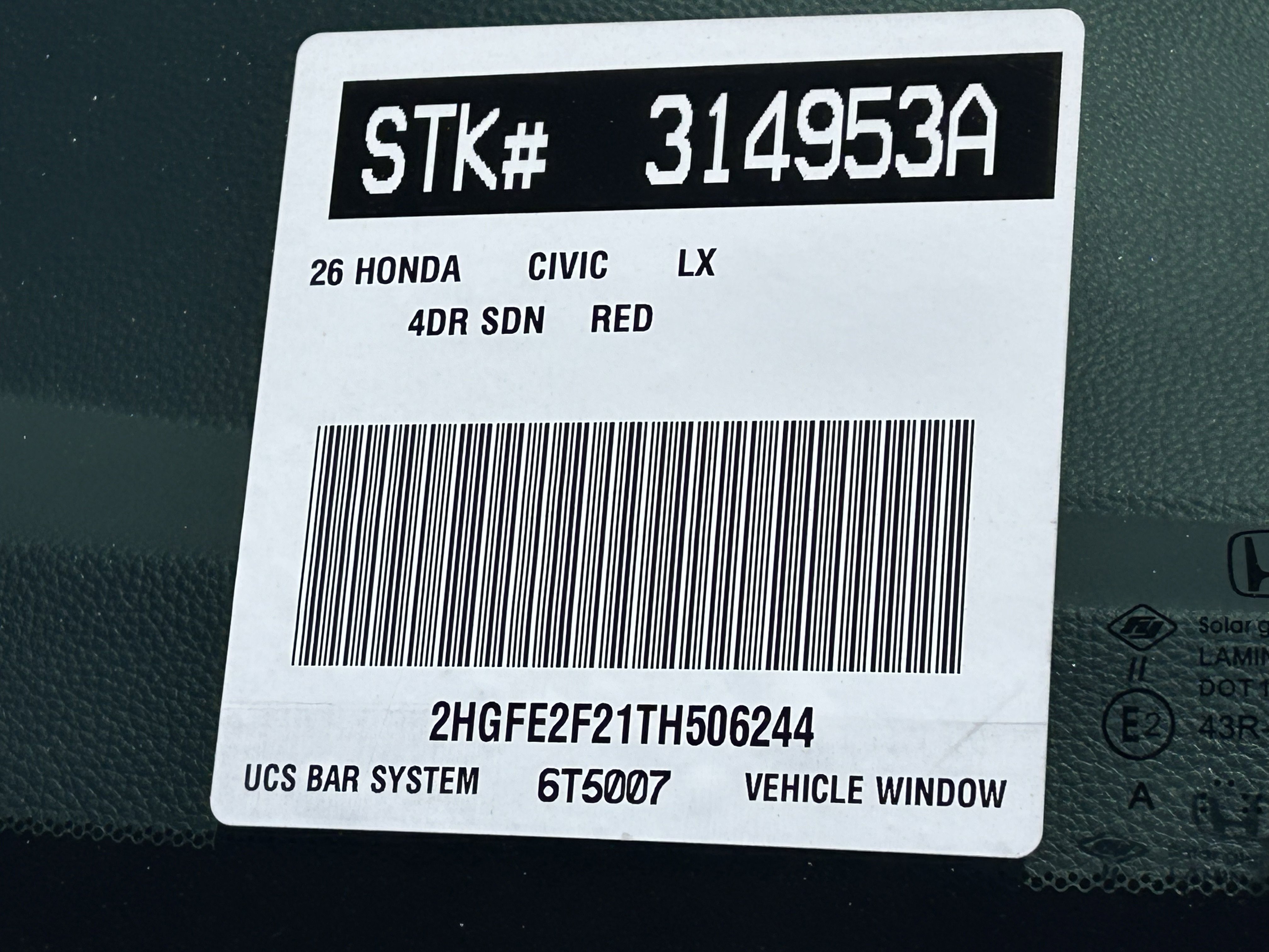 Certified 2026 Honda Civic LX image 30