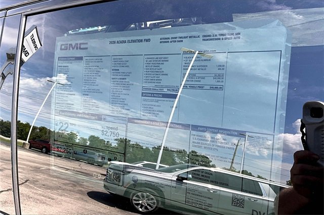 New 2026 GMC Acadia Elevation w/ Black Edition image 14