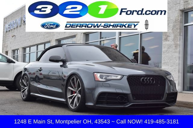 Used 2015 Audi RS 5 Cabriolet w/ Black Optic Plus Package