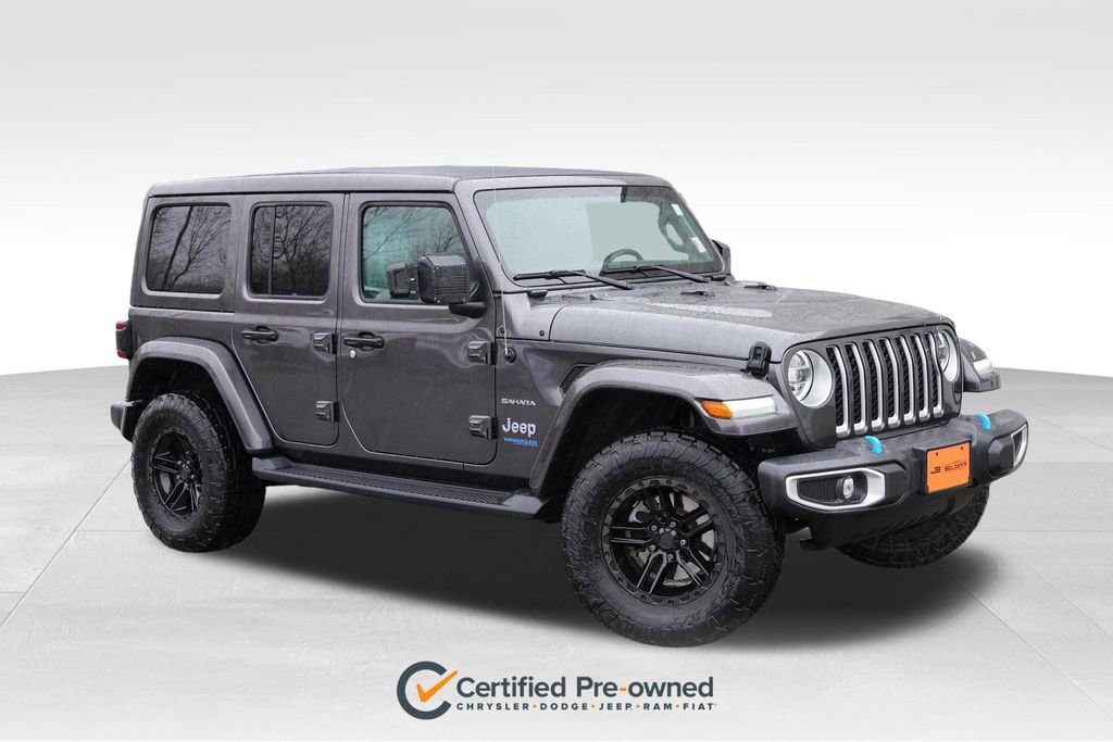 Used 2022 Jeep Wrangler Unlimited Sahara w/ Cold Weather Group AWD/4WD image 1
