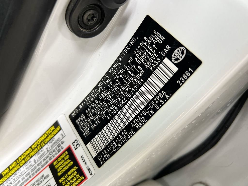 Used 2018 Toyota Camry XSE FWD image 27