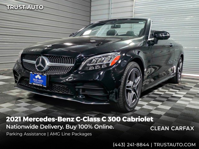 Used 2021 Mercedes-Benz C 300 4MATIC Cabriolet w/ AMG Line image 1