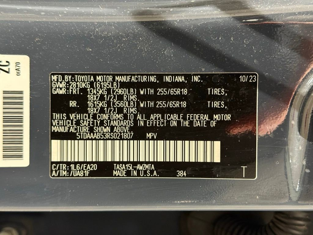 Certified 2024 Toyota Grand Highlander AWD image 31
