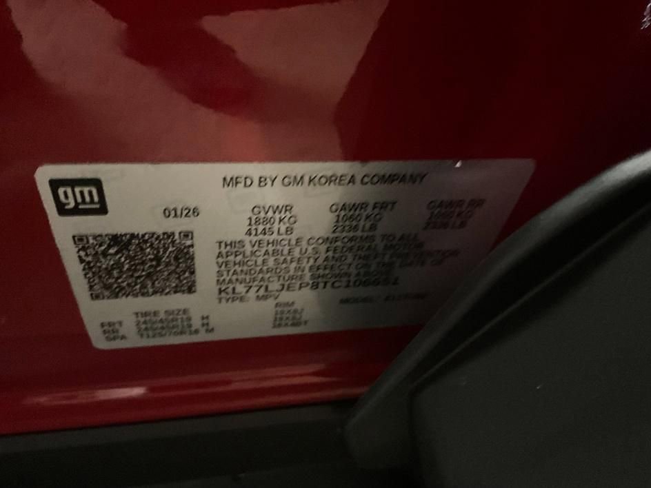 Used 2026 Chevrolet Trax RS w/ Sunroof Package FWD image 32