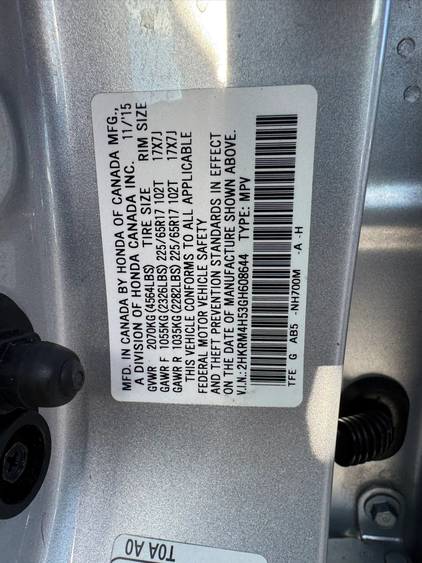 Used 2016 Honda CR-V EX image 21