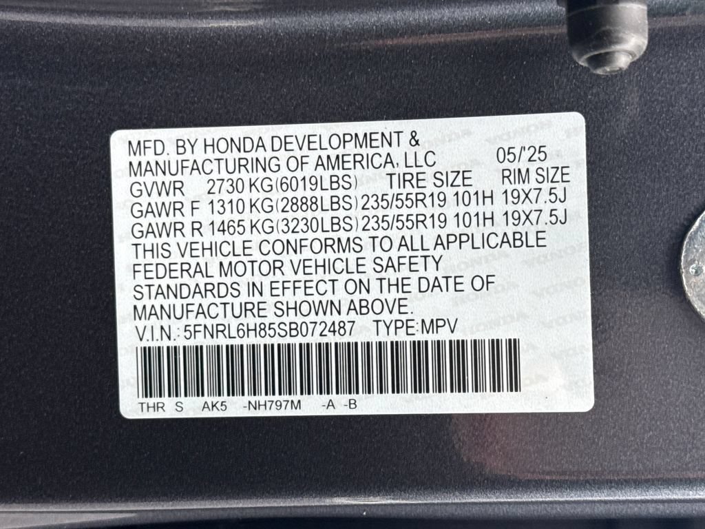 Used 2025 Honda Odyssey Touring image 29