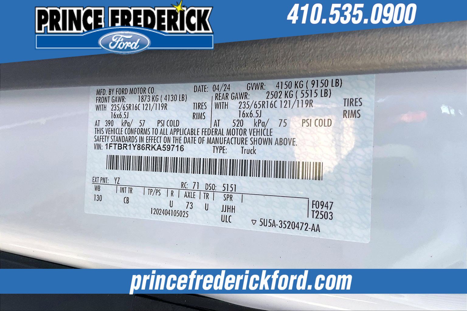 Used 2024 Ford Transit 250 Low Roof w/ Exterior Upgrade Package image 30