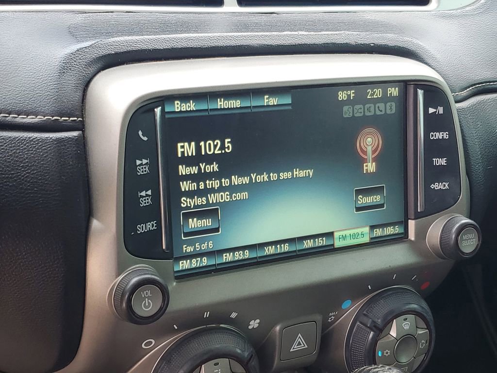 Used 2015 Chevrolet Camaro LT w/ Black Rally Stripe Package RWD image 16