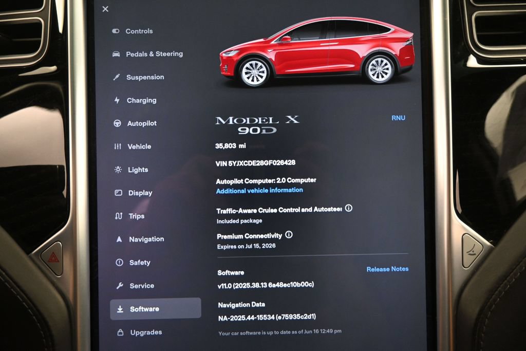 Used 2016 Tesla Model X 90D AWD/4WD image 14