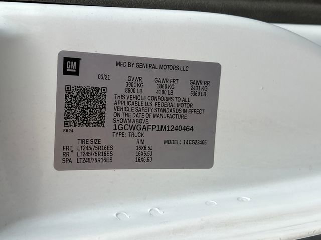 Used 2021 Chevrolet Express 2500 Work Van image 35