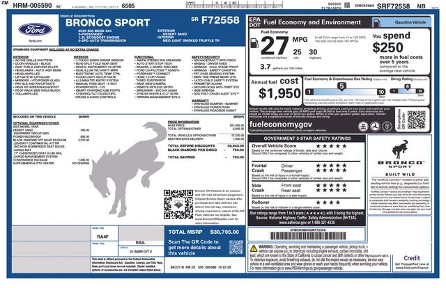 New 2025 Ford Bronco Sport Big Bend image 10