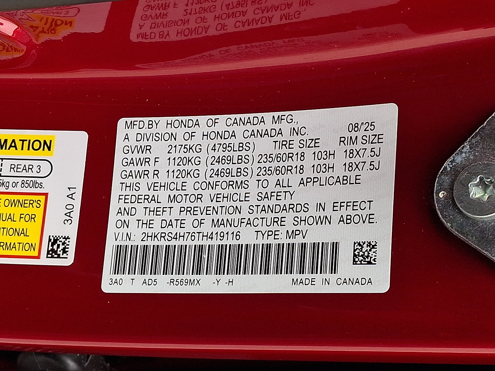 Certified 2026 Honda CR-V EX-L image 27