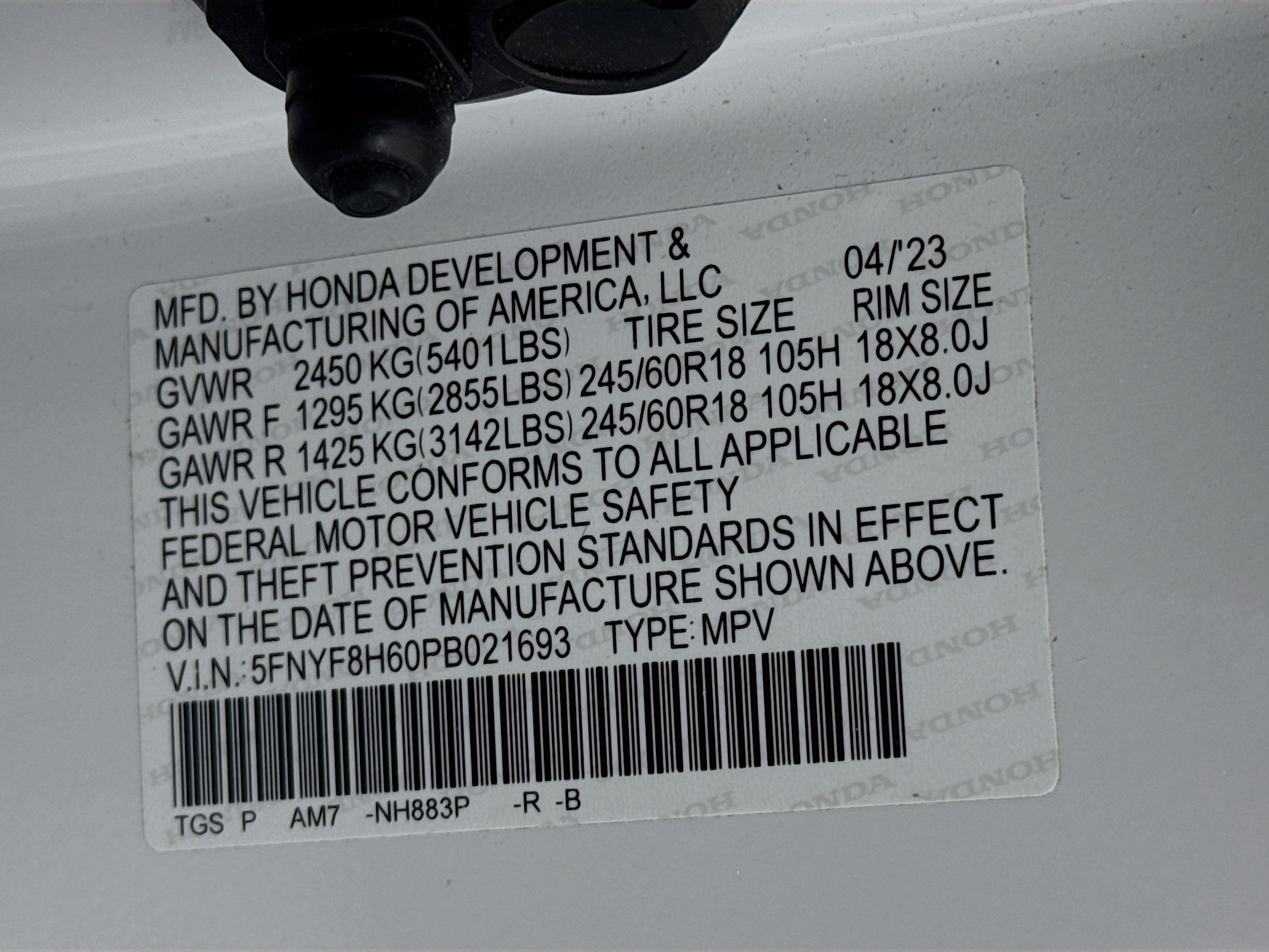 Certified 2023 Honda Passport TrailSport image 32