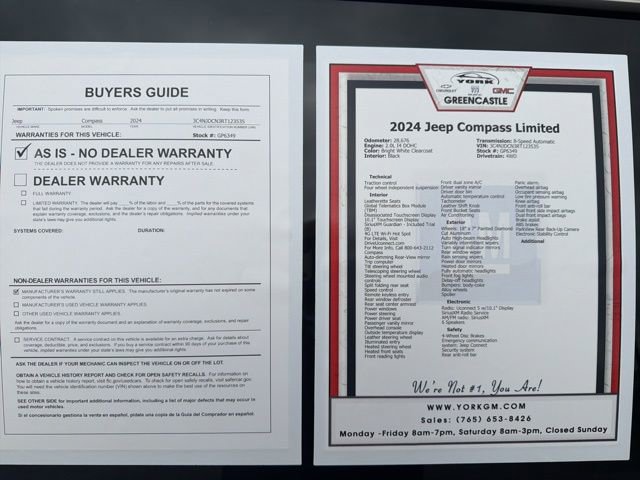 Used 2024 Jeep Compass Limited image 11