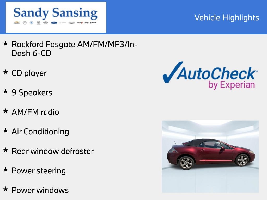 Used 2007 Mitsubishi Eclipse GS FWD image 7
