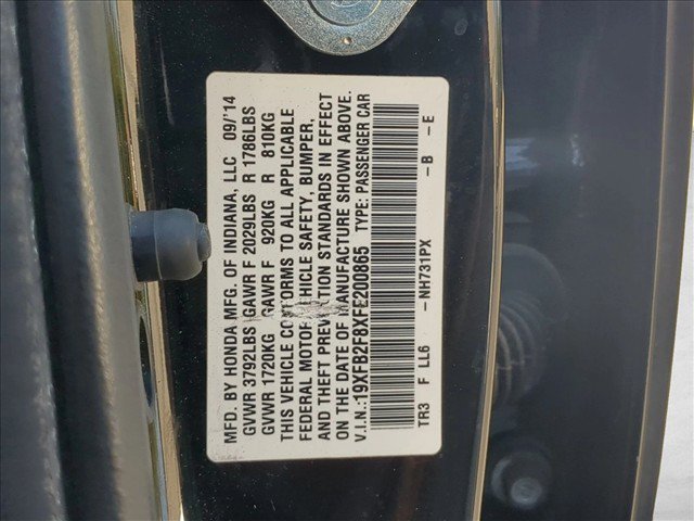 Used 2015 Honda Civic EX image 24