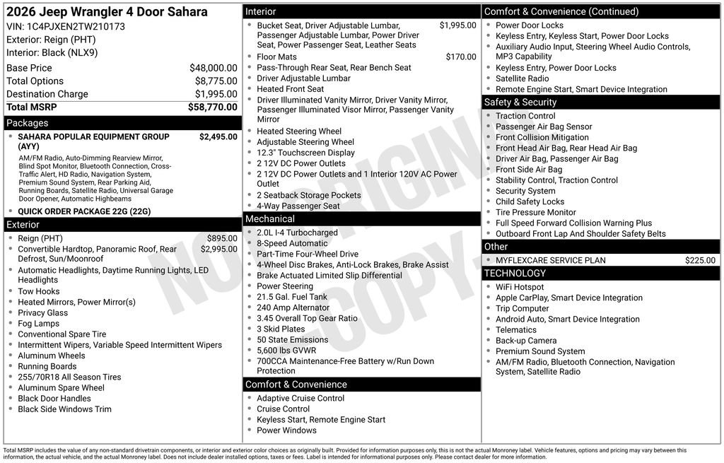 New 2026 Jeep Wrangler Sahara image 3