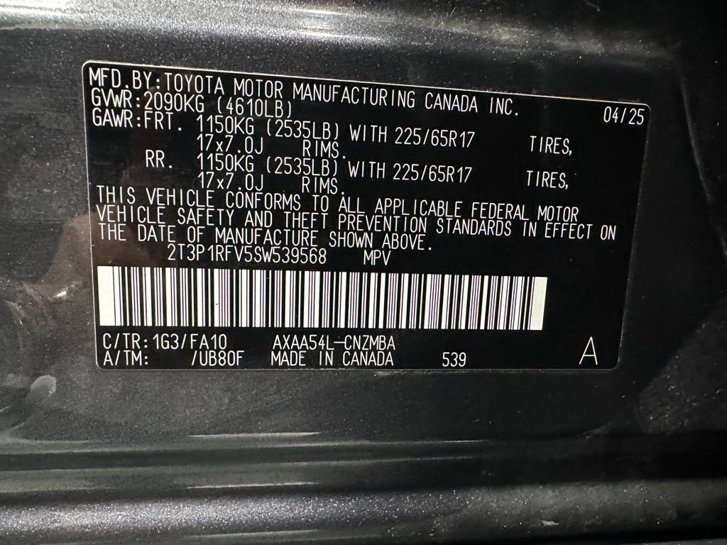 Used 2025 Toyota RAV4 XLE w/ Convenience Package image 11