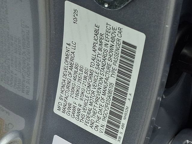 Certified 2025 Honda Accord EX-L image 27