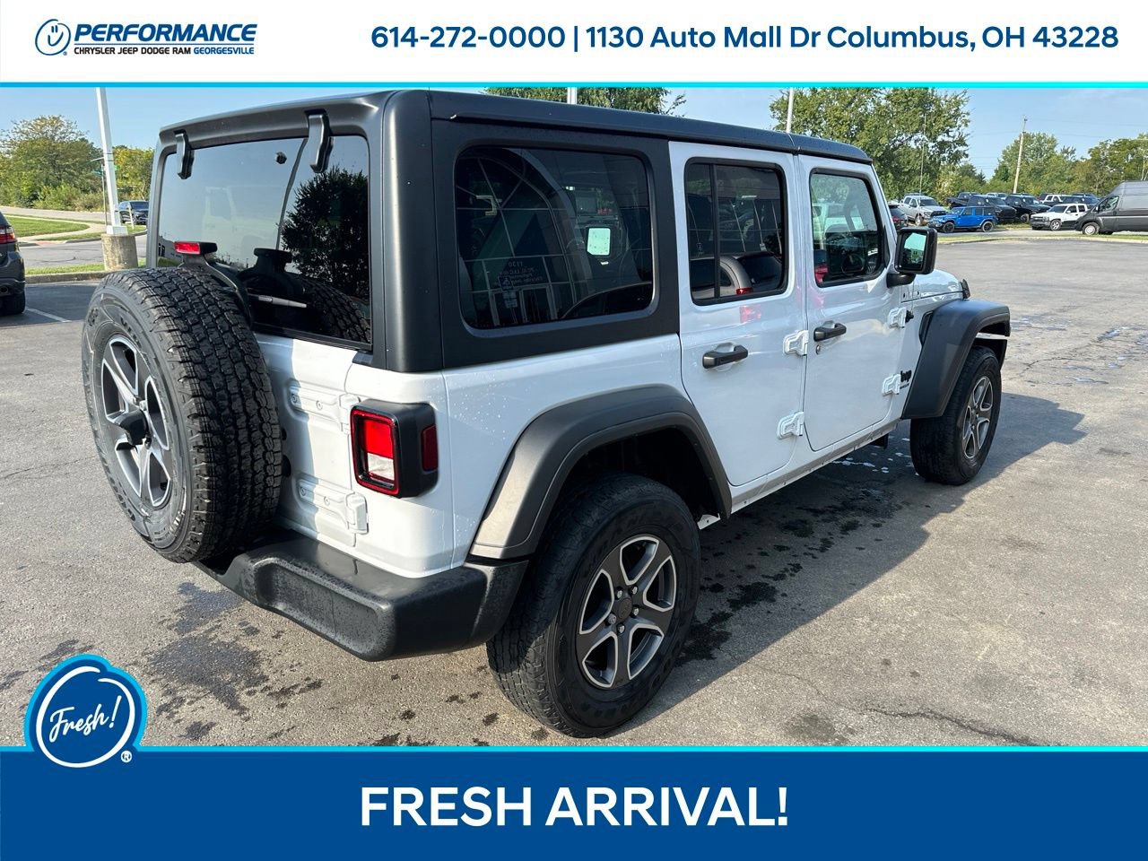 Used 2023 Jeep Wrangler Unlimited Sport w/ Uconnect 4C Nav & Sound Group AWD/4WD image 4