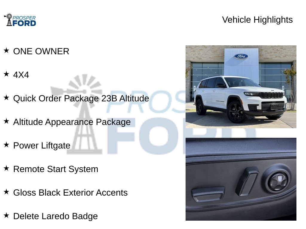Used 2023 Jeep Grand Cherokee L Laredo AWD/4WD image 5