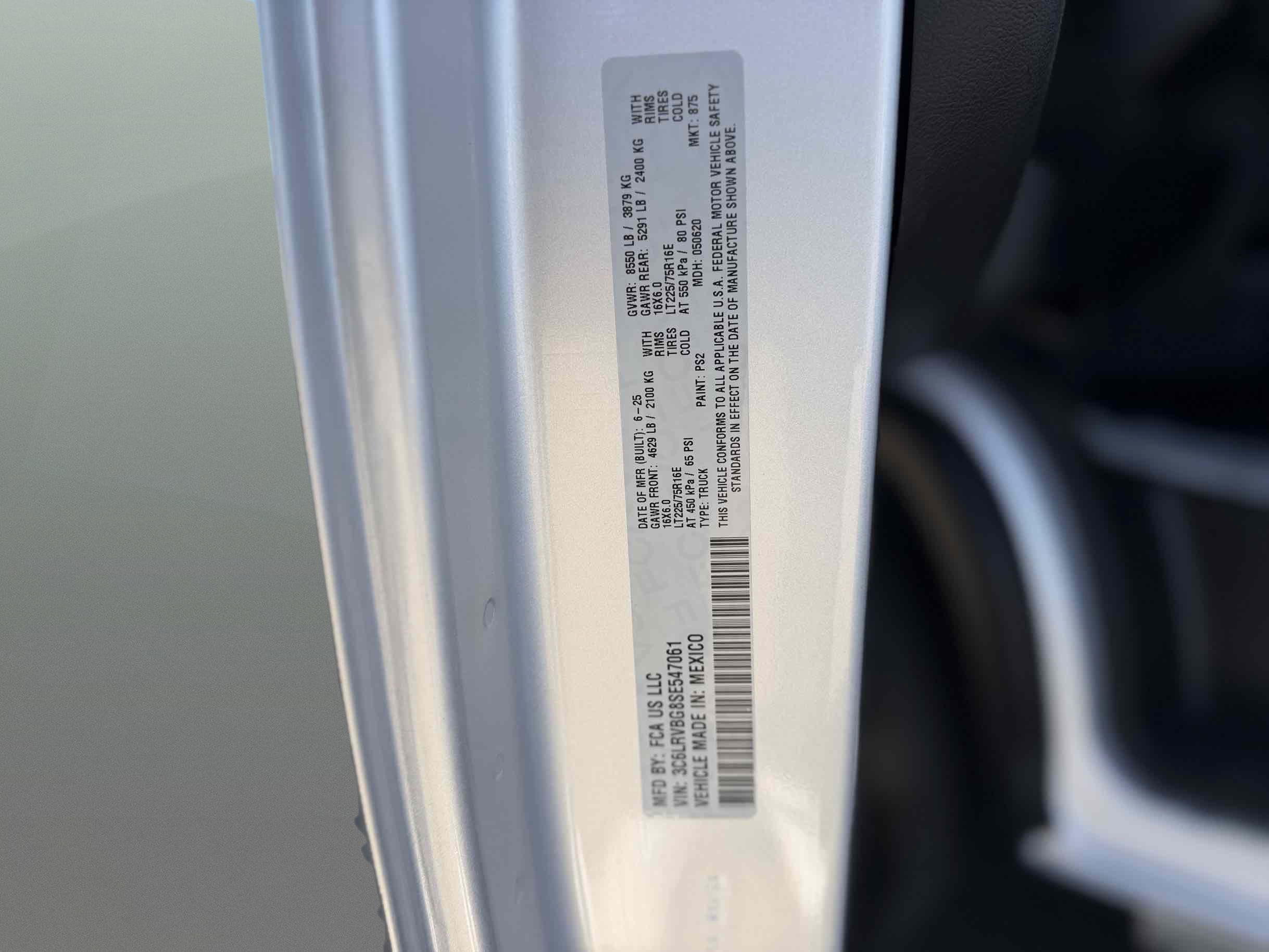 Used 2025 RAM ProMaster 1500 w/ Quick Order Package 22H SLT+ FWD image 23