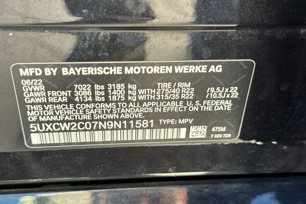 Used 2022 BMW X7 xDrive40i w/ M Sport Package image 35