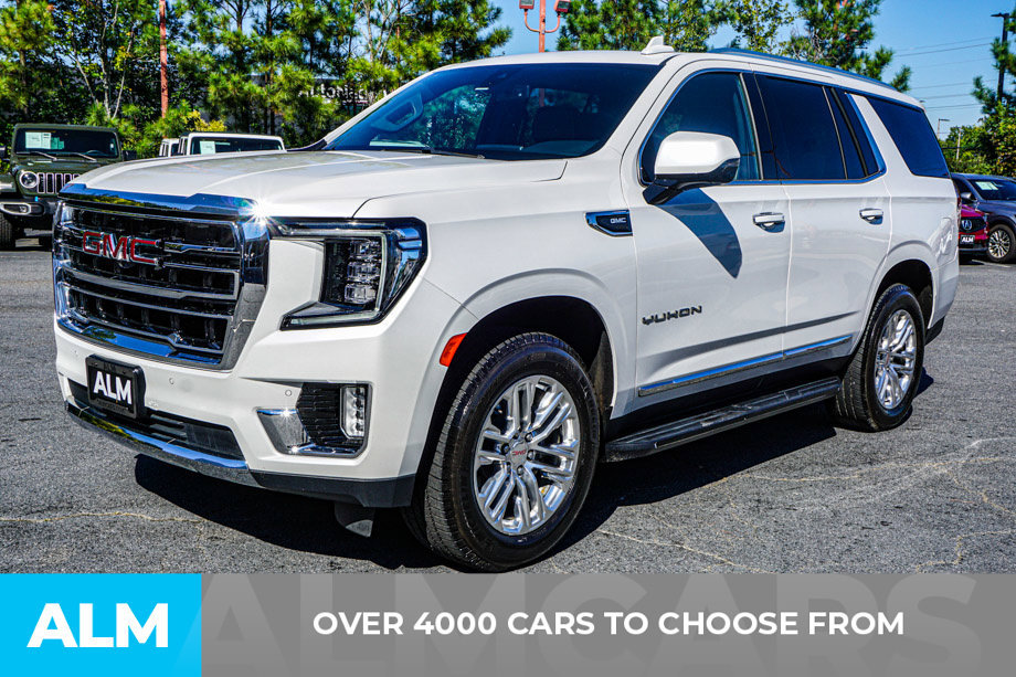 Used 2021 GMC Yukon SLT w/ SLT Luxury Plus Package RWD image 2