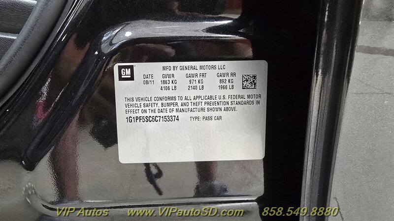Used 2012 Chevrolet Cruze LT w/ RS Package FWD image 23