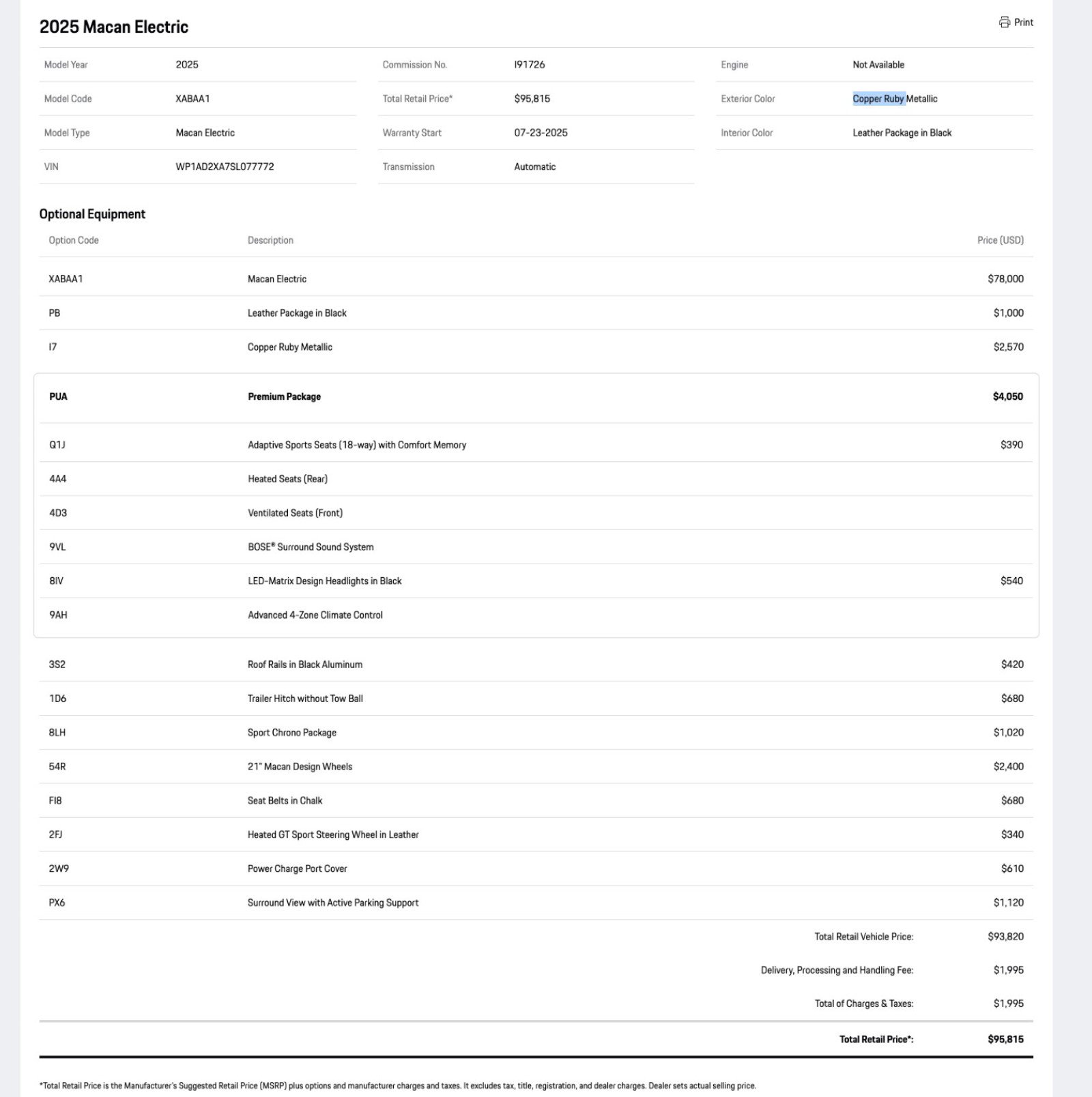 Certified 2025 Porsche Macan Electric image 35